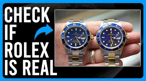 how to tell if it's a real rolex|verify my rolex.